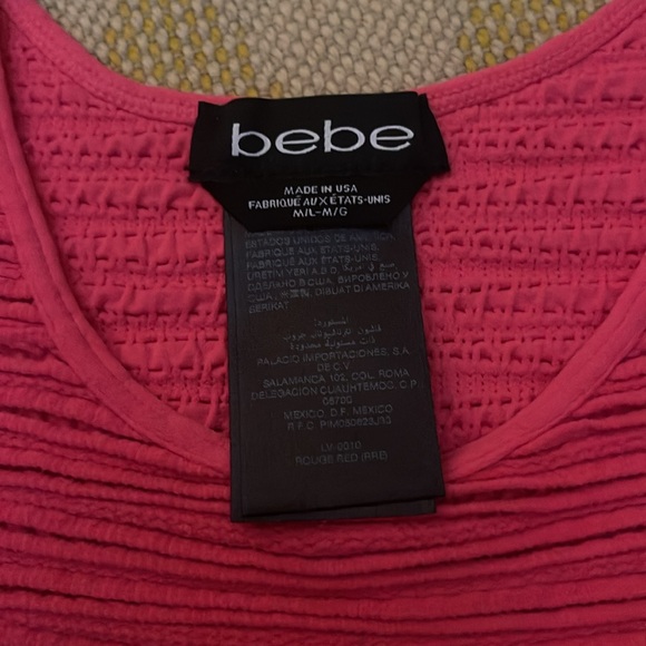 Bebe pink bodycon cutout dress! - Picture 2 of 3